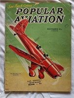 Nov. 1934 Popular Aviation Mag. Fighter Planes!