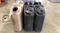 3 MILITARY STYLE WATER JUGS