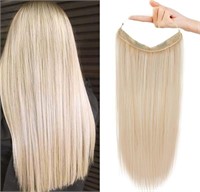 5- 20” Blonde Invisible Wire Hair Extension Reecho