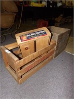 3 Antique Crates