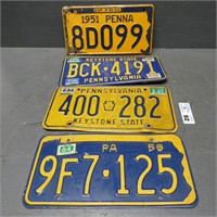 Various PA License Plates