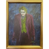 David Burton Oil Painting Heath Ledger As "THE JO