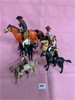 Misc Plastic Cowboys & Horses