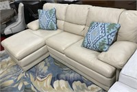 Crème Color Sofa with Chaise  90” w x 63” d