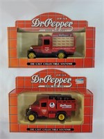 Vintage Dr pepper diecast model cars