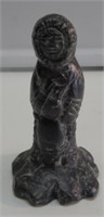 CANADIAN INUIT CARVING. 4-1/2"T. VERY NICE.