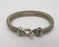 925 Sterling Silver Rope Bracelet 40 Grams
