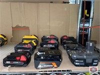 DeWalt, Milwaukee, RIDGID, RYOBI Lot of (12 pcs)