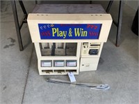 Vintage Play and Win Pull Tab Dispenser