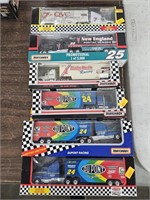 6 matchbox Nascar diecast trucks