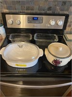 Home & Garden Pottery, corningware roasting dish