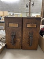 vintage file cabinet
