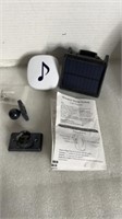 Solar wireless alarm, system