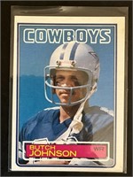 1983 TOPPS NFL FOOTBALL "BUTCH JOHNSON" NO. 48 P