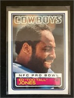 1983 TOPPS NFL FOOTBALL "ED TOO TALL JONES" NO.
