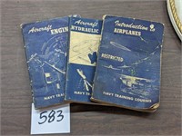 VIntage US Navy Airplane Books