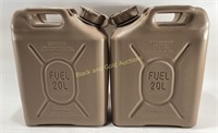 (2) New Military 20L Gas Canisters