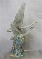 Nao by Lladro Pair of Herons Porcelain Figurine