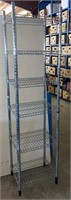 Metal Rack with 6 shelves 6ft x 18” x 14