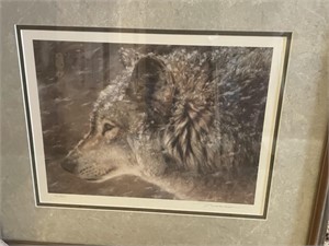 WOLF PRINT - SIGNED AND NUMBERED