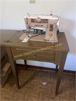 Vintage singer sewing machine table