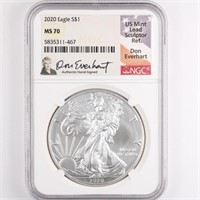 2020 Signed ASE NGC MS70