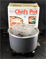 CHEF'S POT COOKER FRYER STEAMER APPLIANCE