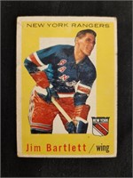 1959-60 Topps NHL Jim Bartlett Card #51