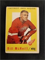 1959-60 Topps NHL Bill McNeill Card #41