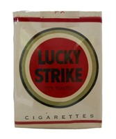 Vintage Unopened Pack Lucky Strike Cigarettes