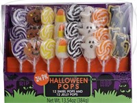 96 Halloween Treats.48 Swirl pops.48 jelly pops