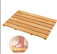 Bamboo luxury bath mat