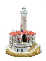 Alcatraz Island Porcelain Lighthouse Light