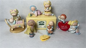 (6) CABBAGE PATCH FIGURINES
