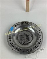 Pewter Buffalo Bill Plate, Winchester