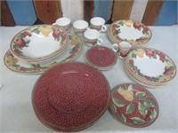 24 Pc Pier 1 Dish Set