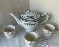 Vintage Noritake China Bristol Tea Pot Japan