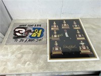 DALE EARNHARDT SR'S PRINT OF CUP CHAMPIONSHIPS