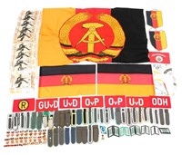 COLD WAR EAST GERMAN INSIGNIA MEDAL & PATCH LOT