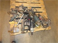 Pallet Lot of Misc Electric Tools For Parts (8pcs)