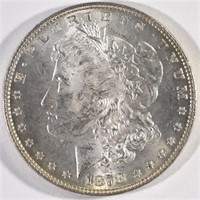 1878 7F MORGAN SILVER DOLLAR, CH BU++