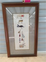 Framed Marilyn Johnson print 30x18