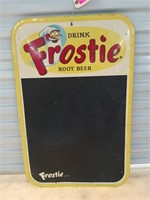 Metal Frostie chalkboard sign 30x19