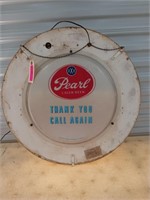 26" Pearl beer double sided illuminated