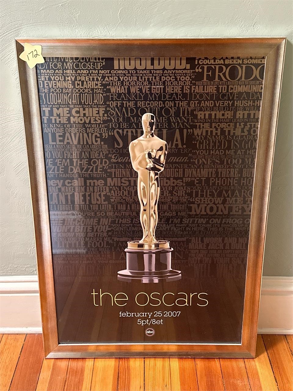 The Oscars Framed Poster