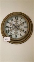 28” round wall clock