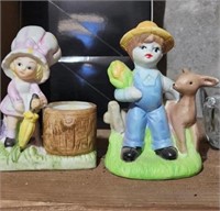 Vintage Ceramic Figures - Little Luvkins