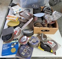 Large assortment of grinder discs