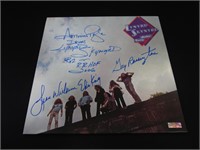 LYNYRD SKYNYRD SIGNED ALBUM COVER COA