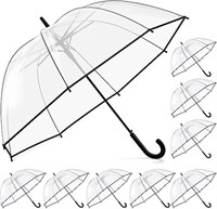 8 Pieces Clear Bubble Umbrella